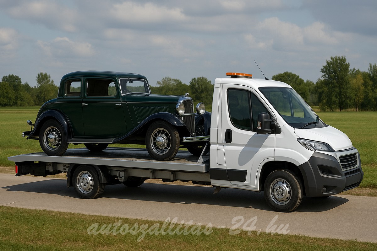 Oldtimer autó szállítás